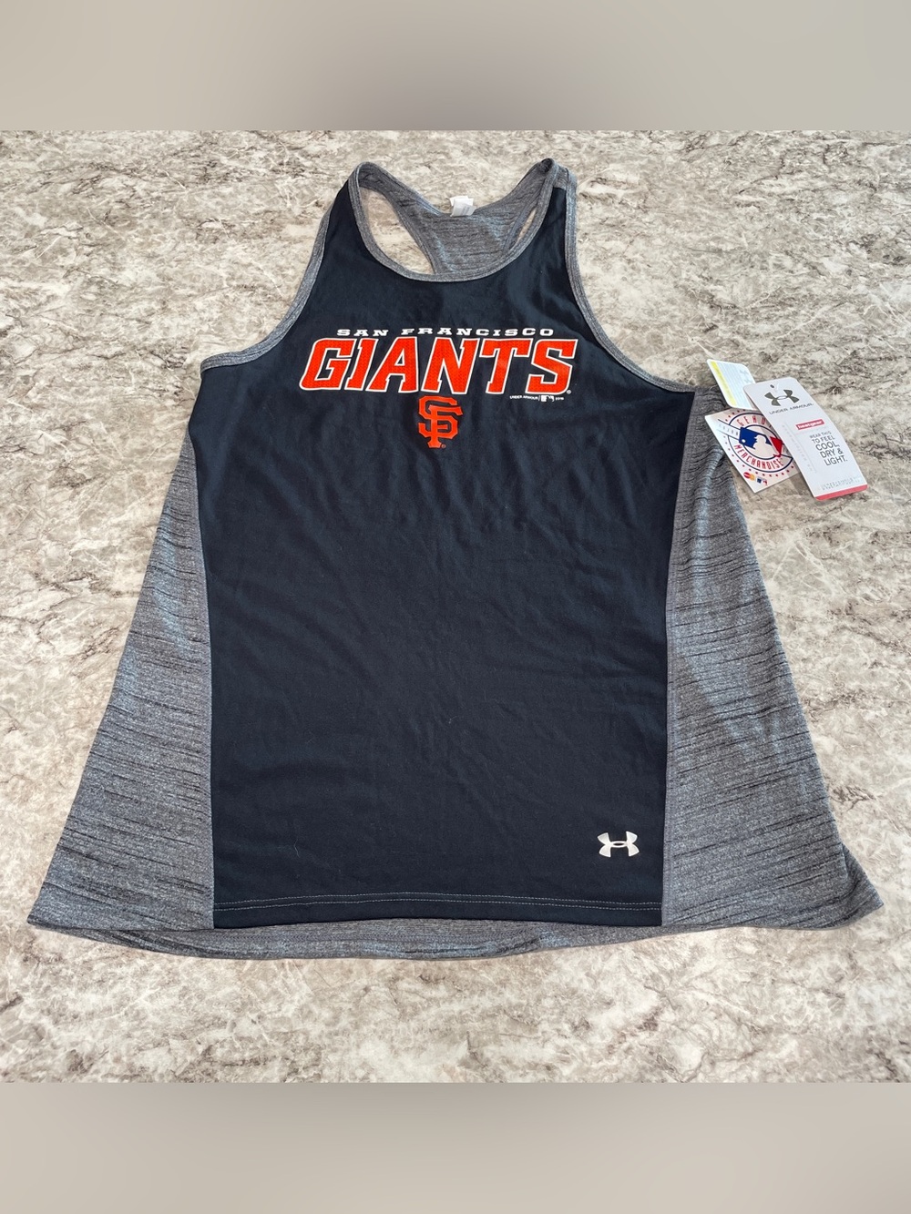 NWT San Francisco Giants Racerback Tank Under Armour size small